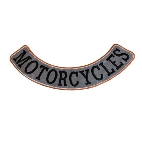 HARLEY DAVIDSON Motorcycles iron on patch large - Picture 1 of 4